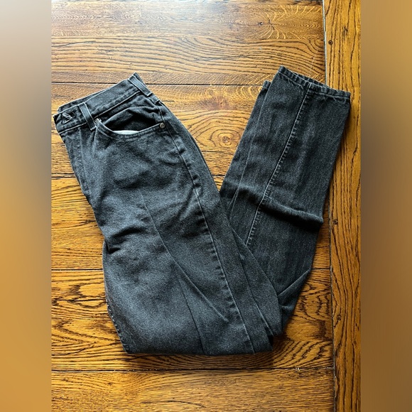 Vintage Lee Women’s Mom Jeans Black 10 Long - Picture 4 of 4